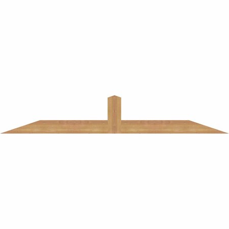 Ekena Millwork Portland Smooth Timber Gable Bracket, Western Red Cedar, 60"W x 10"H x 1 1/2"D x 3 1/2"F, 4/12 Pitch GBW060X10X0204POR00SWR